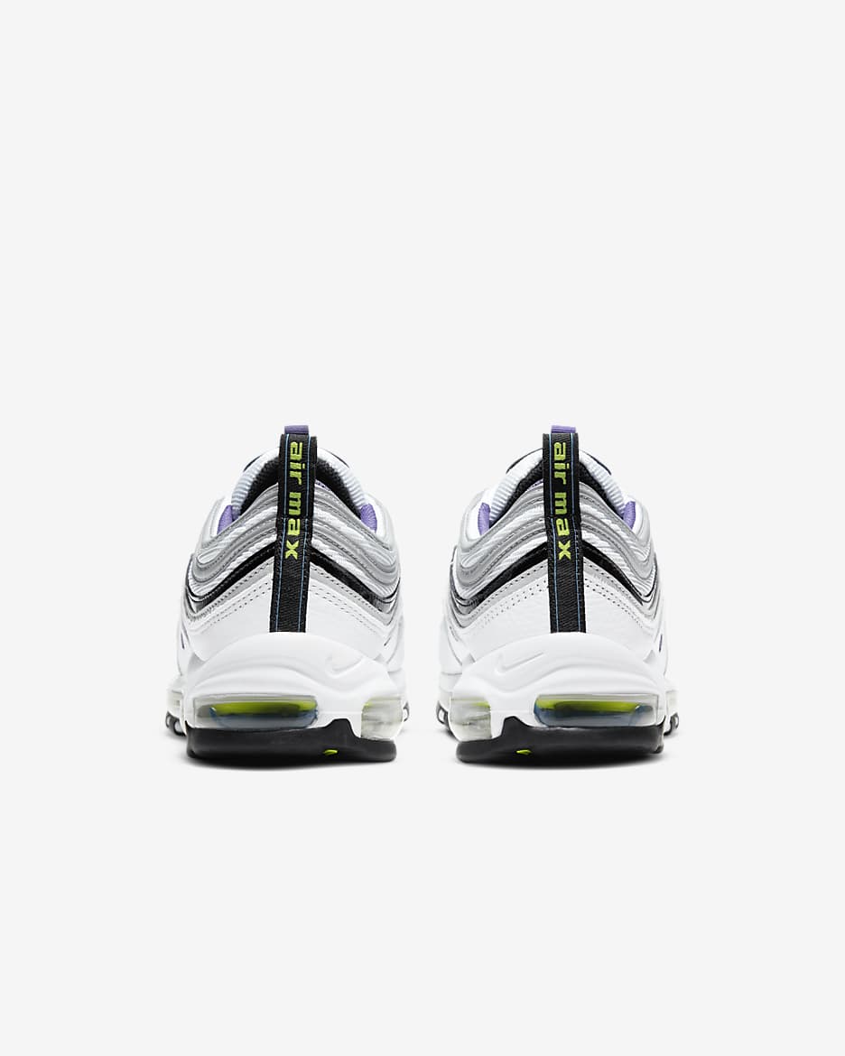 Nike air max 97 white purple green on sale